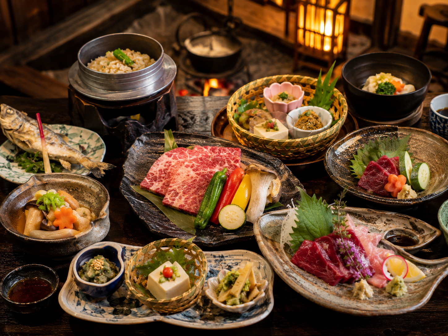 黑川鄉土會席料理